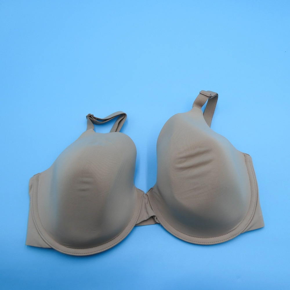 Victoria's Secret Bra Womens 36G Perfect Coverage Beige Underwire Smooth Nylon